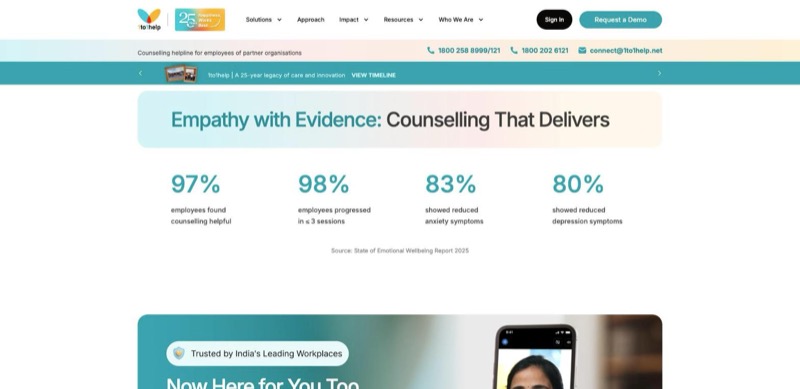 1to1help homepage